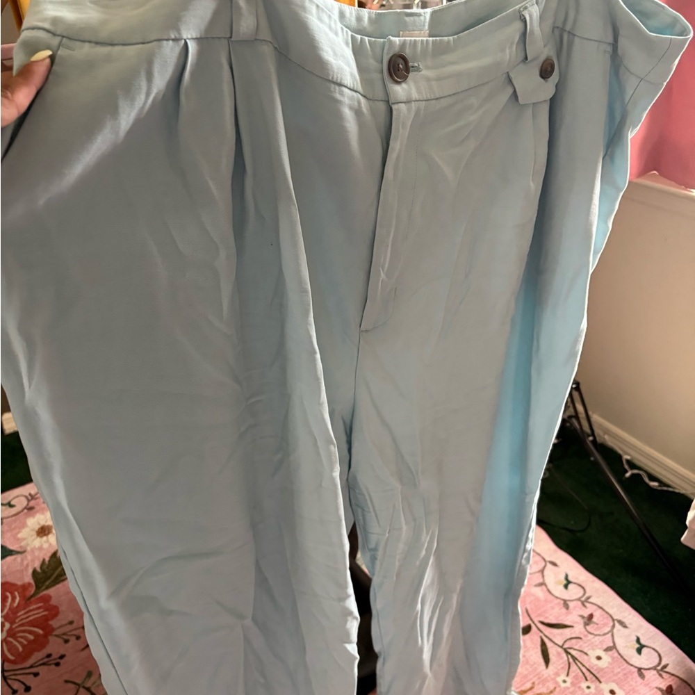 Plus Size A New Day Sky Blue Trousers (Size 24)